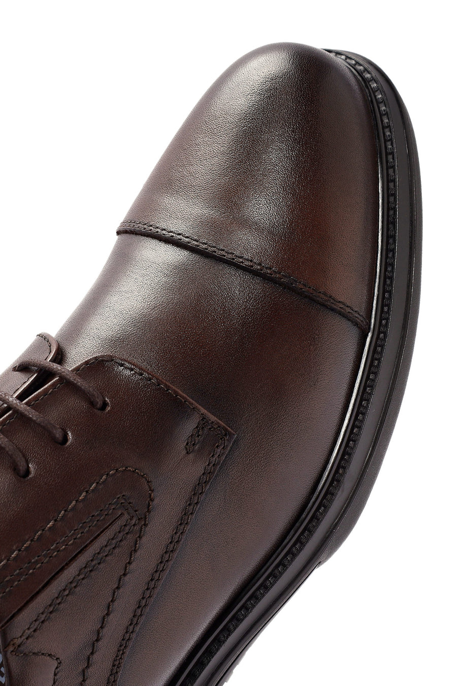 Men's Brown Lace-up Leather Casual Shoes