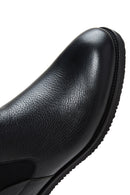 Men's Black Leather Chelsea Boots | Derimod