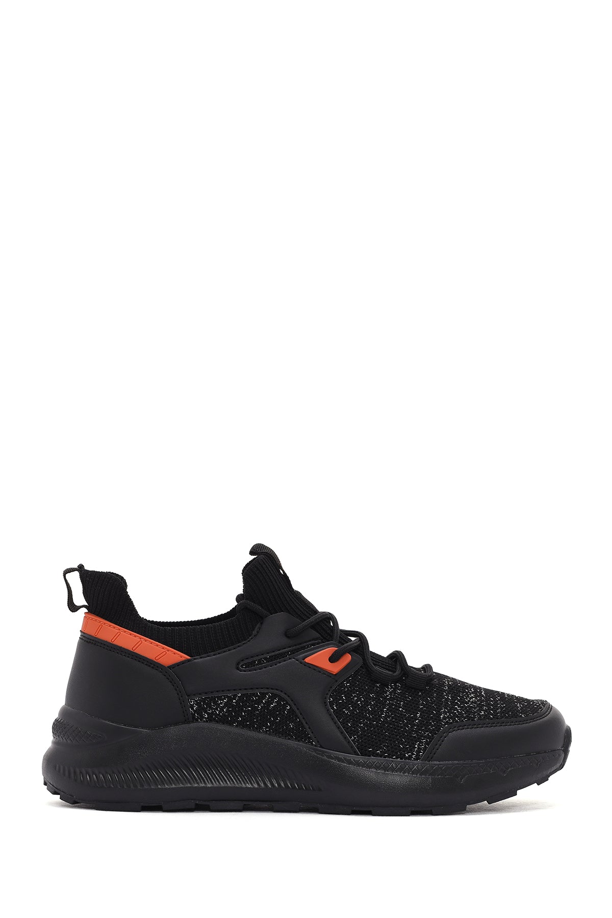 Erkek Siyah Bağcıklı Kumaş Sneaker 24SFD69436F | Derimod
