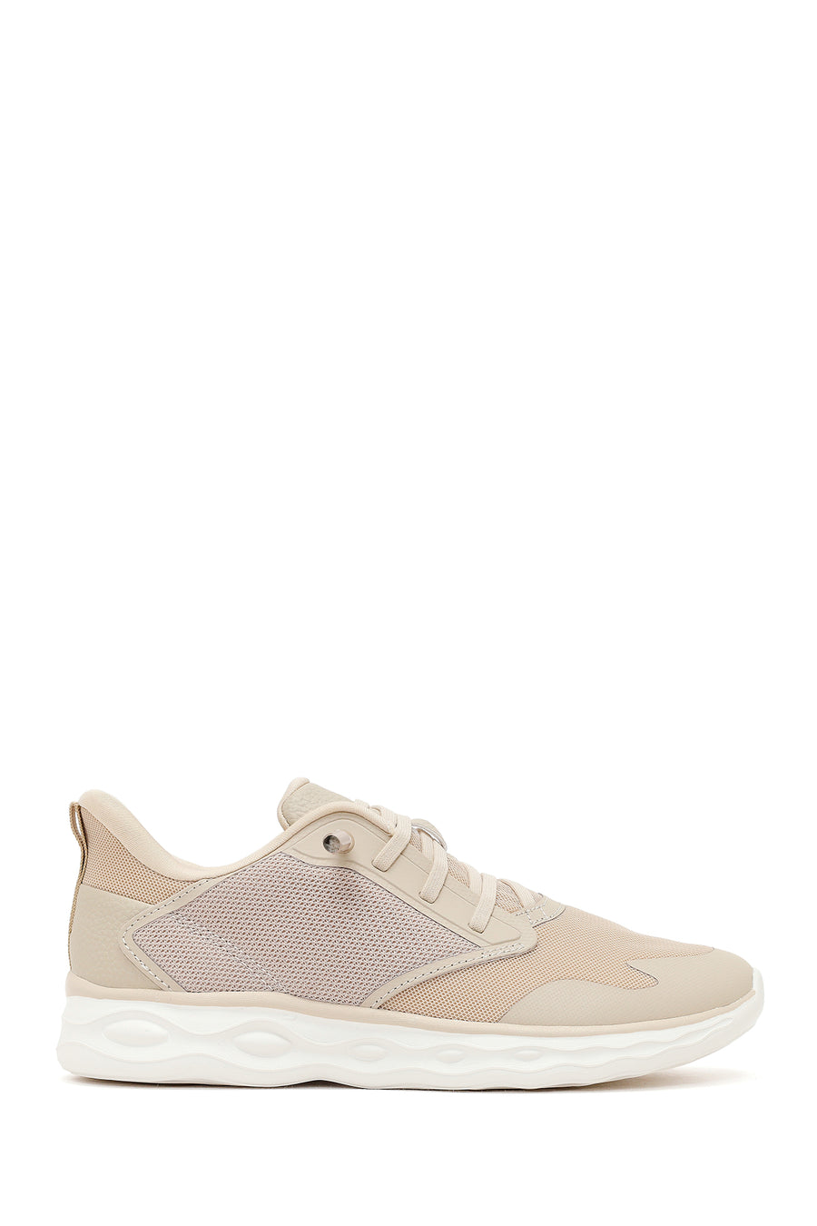 Derimod Zero Women's Beige Laced Thick Soled Fabric Sneakers 26PFE49526F | Derimod
