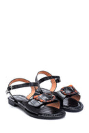 Women's Crocodile Printed Casual Sandals | Derimod