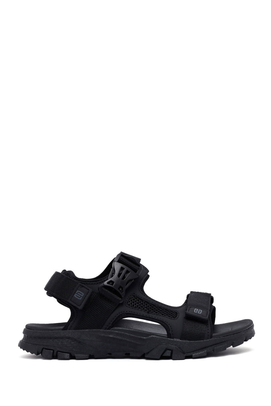 Men's Black Fabric Sandals 25SFD696014 | Derimod