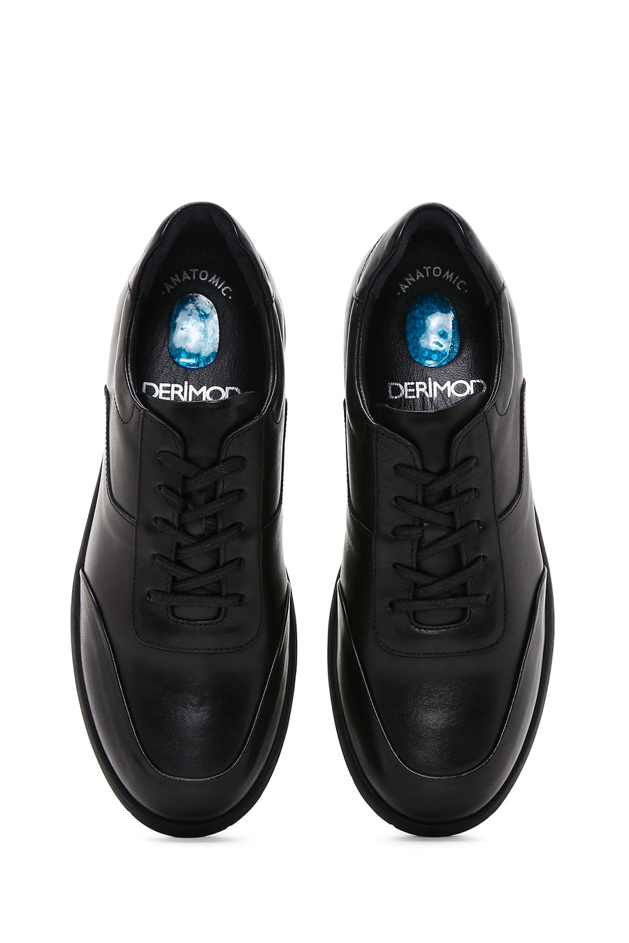 Men's Black Leather Sneaker