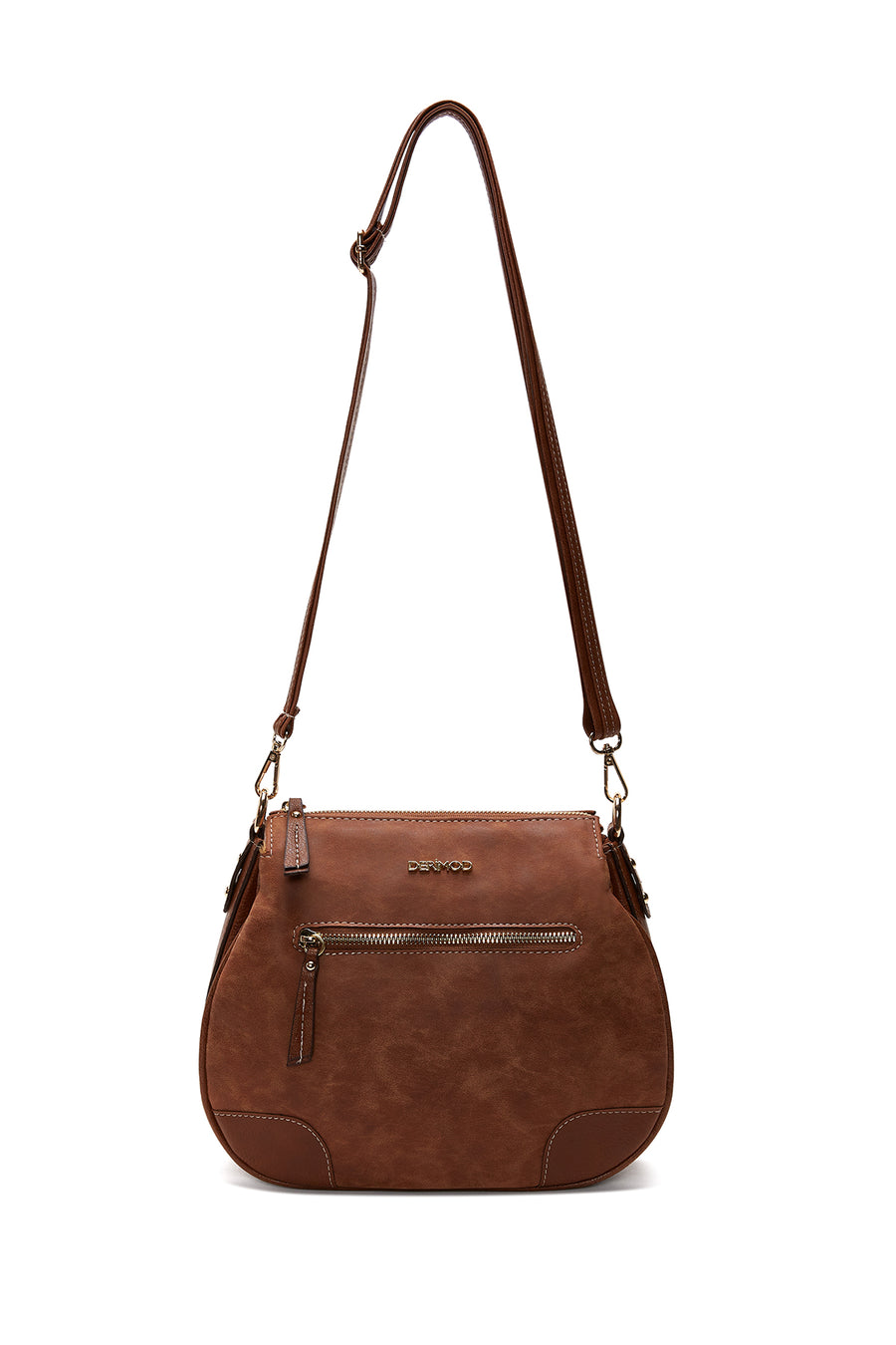 Women's Tan Strap Shoulder Bag