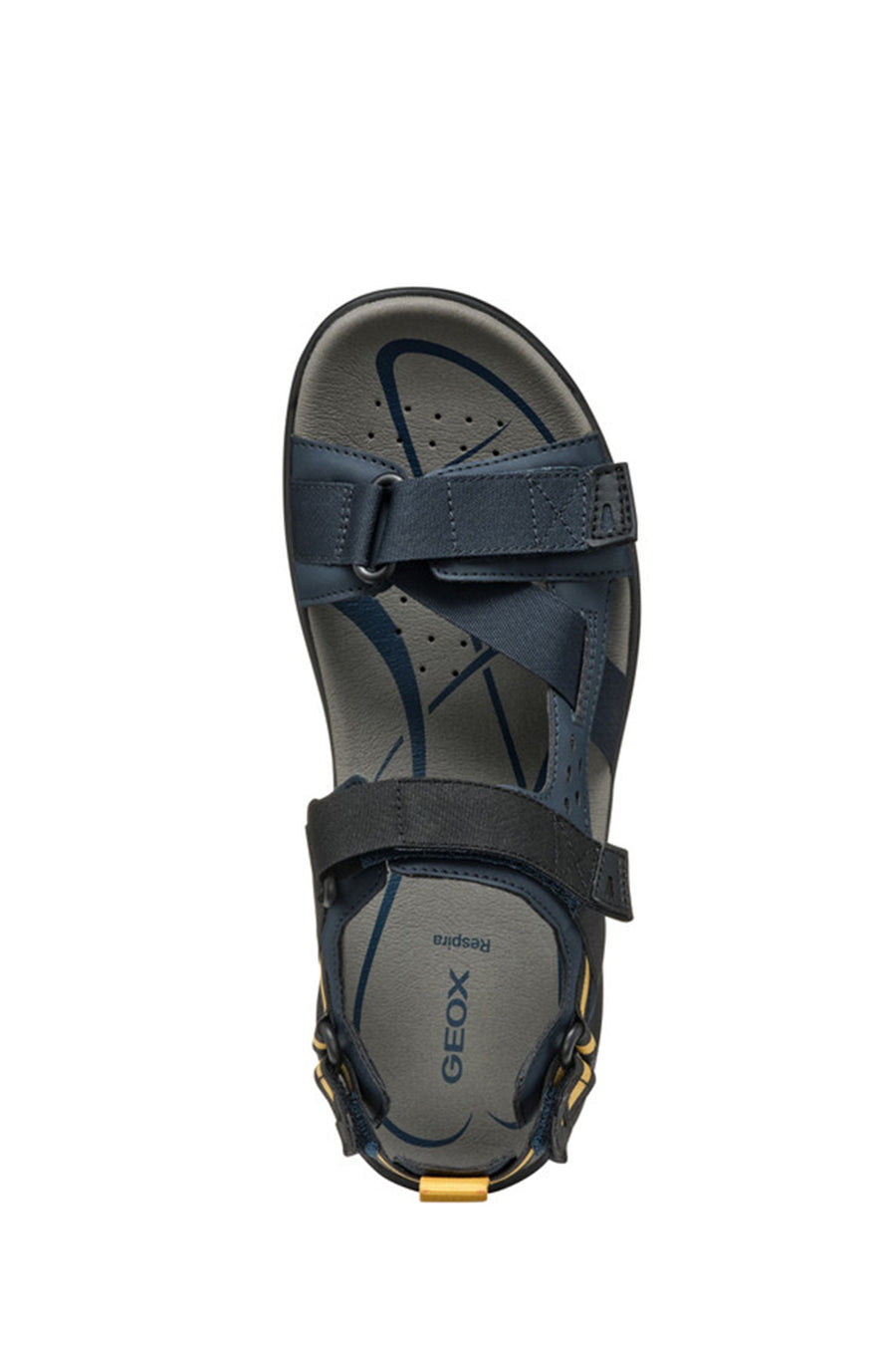 Geox Erkek Lacivert U Terreno + Grip B Te + Nbk Sy Çift Bantlı Kumaş Sandalet