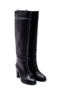 Women's Leather Heeled Boots | Derimod