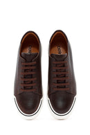 Men's Brown Lace-Up Leather Sneaker | Derimod