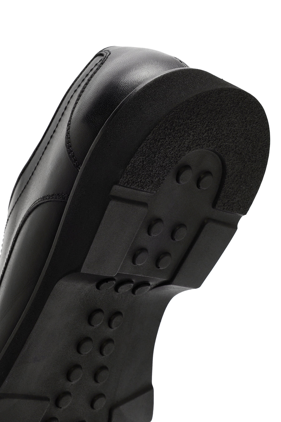 
Men's Black Lace-Up Leather Classic Shoes
