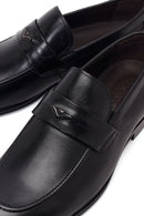 Derimod Black Erkek Siyah Deri Klasik Loafer | Derimod