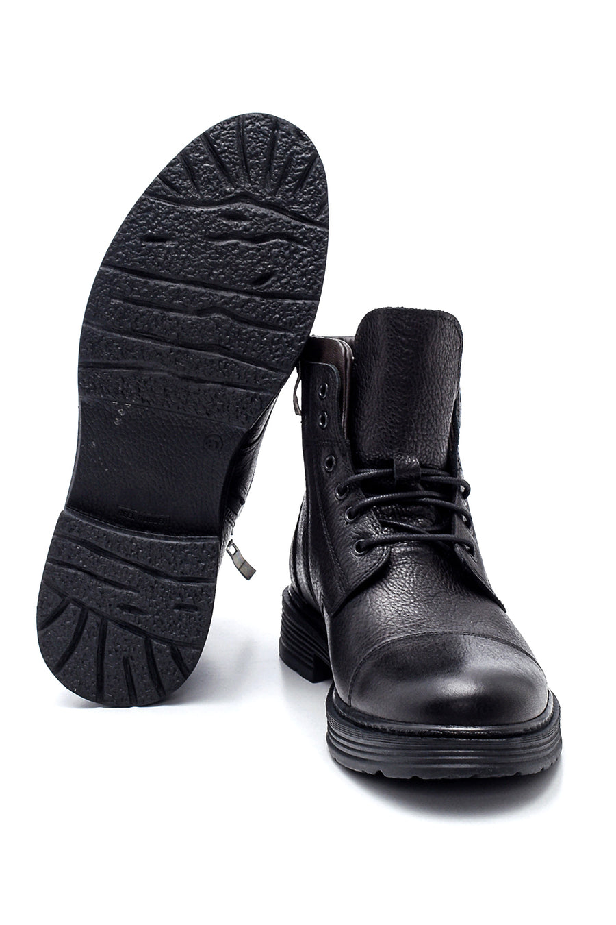 Men's Black Leather Classic Boots