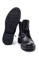 Men's Black Leather Classic Boots | Derimod