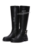 Women's Black Zippered Boots | Derimod