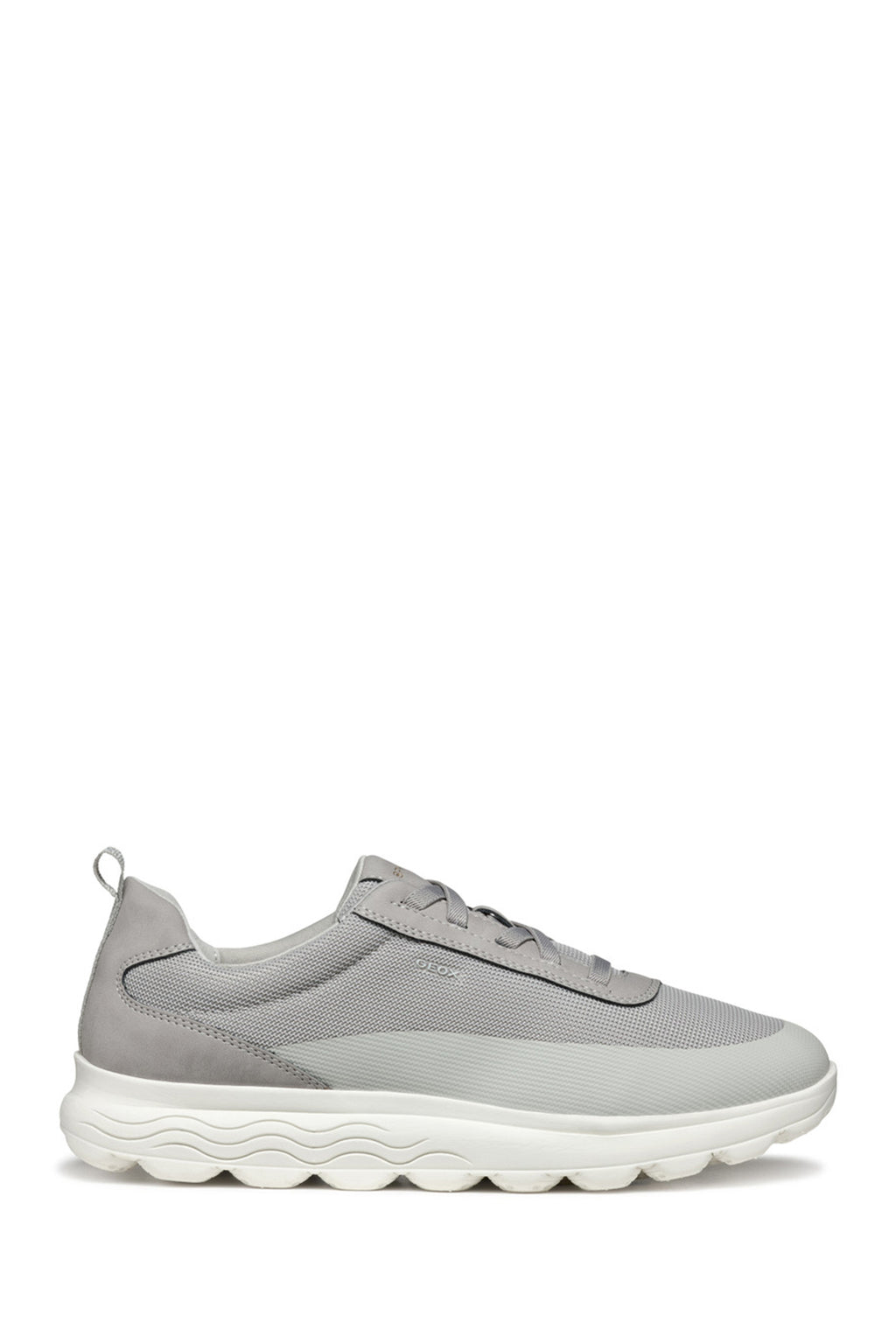 Geox Erkek Gri U Spherica A - Mesh + Nbk Synt Bağcıklı Kumaş Sneaker