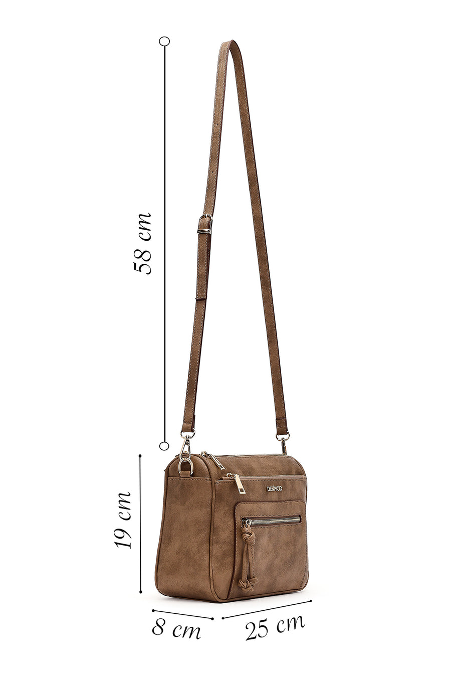 Woman Mink Crossbody Bag