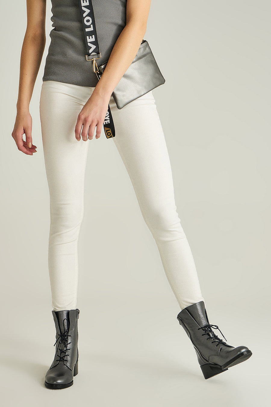 Soft Leather Women's Silver Boots