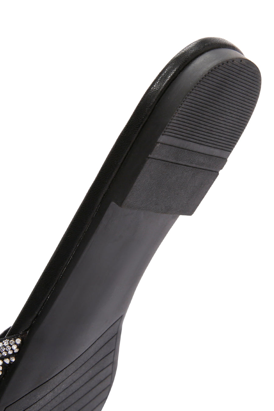 Women's Black Stone Slippers