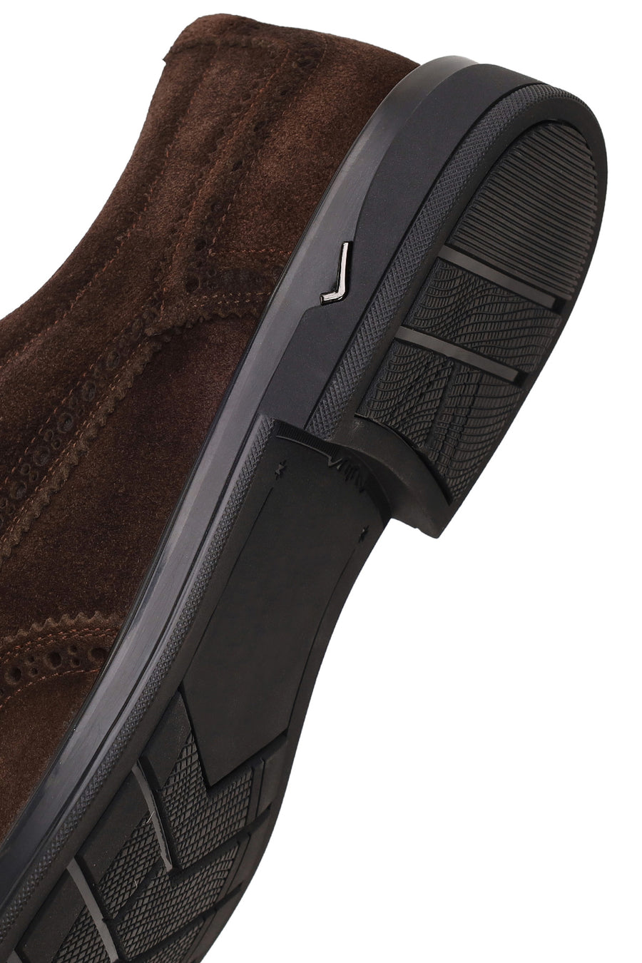 Male Brown Lace-Up Suede Casual Shoes
