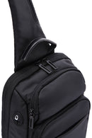 D-Pack Men's Black Technological Fabric Crossbody Bag | Derimod