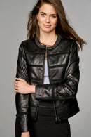 Celine Women's Leather Jacket | Derimod