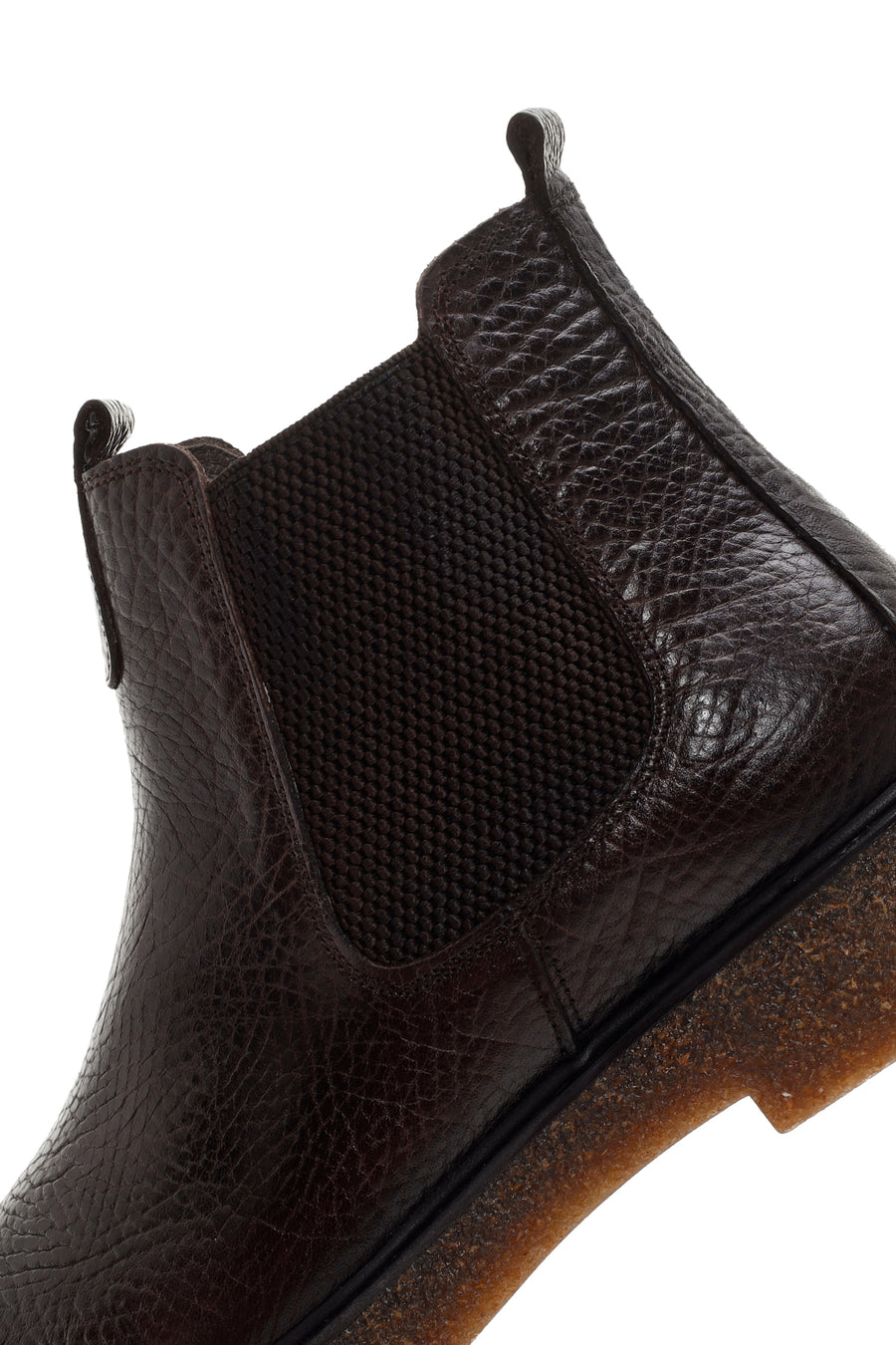 Men's Brown Leather Casual Chelsea Boots