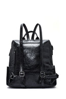 Women's Black Shoulder Strap Casual Backpack | Derimod