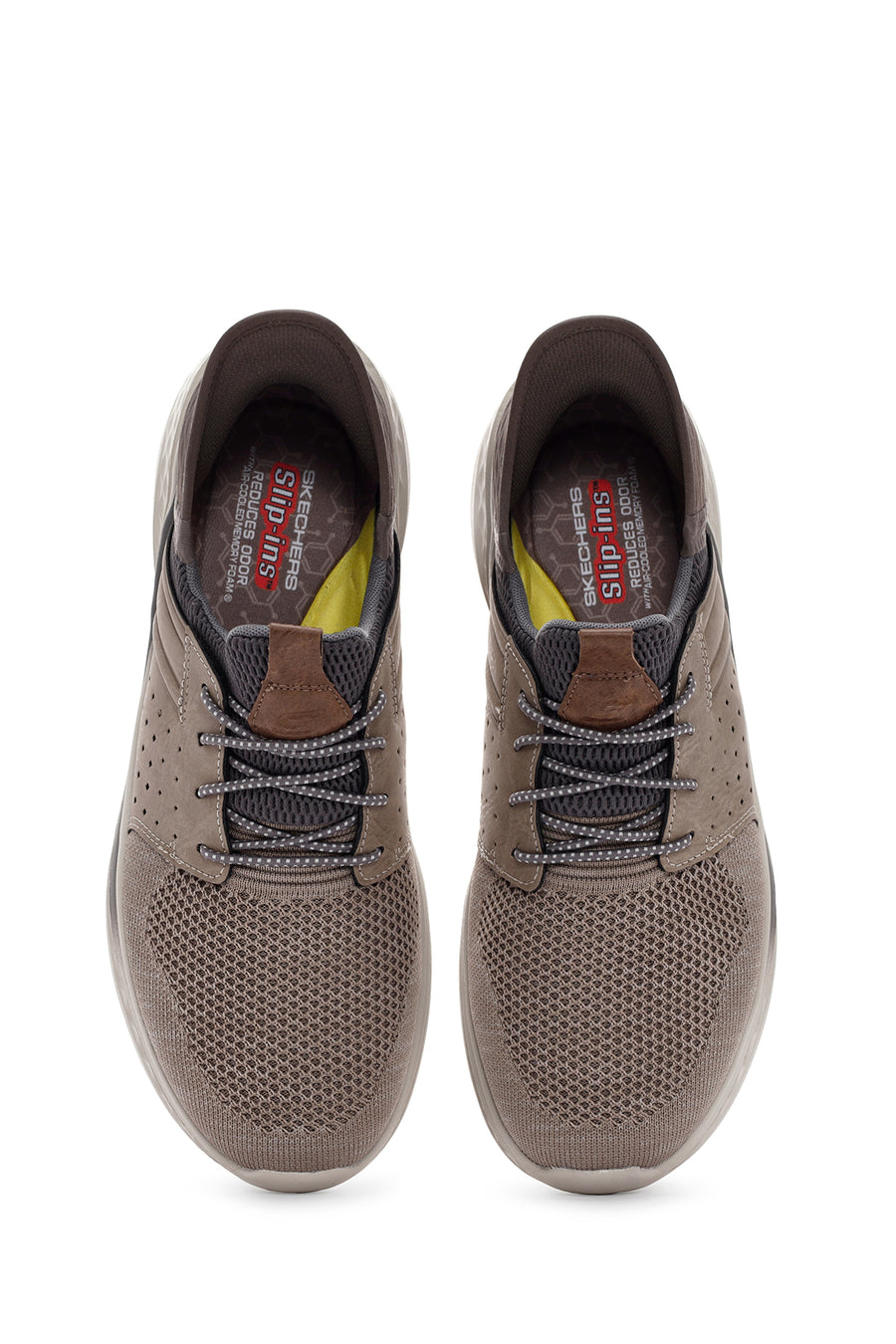 Skechers Erkek Bej Slade - Ocon Bağcıklı Spor Sneaker
