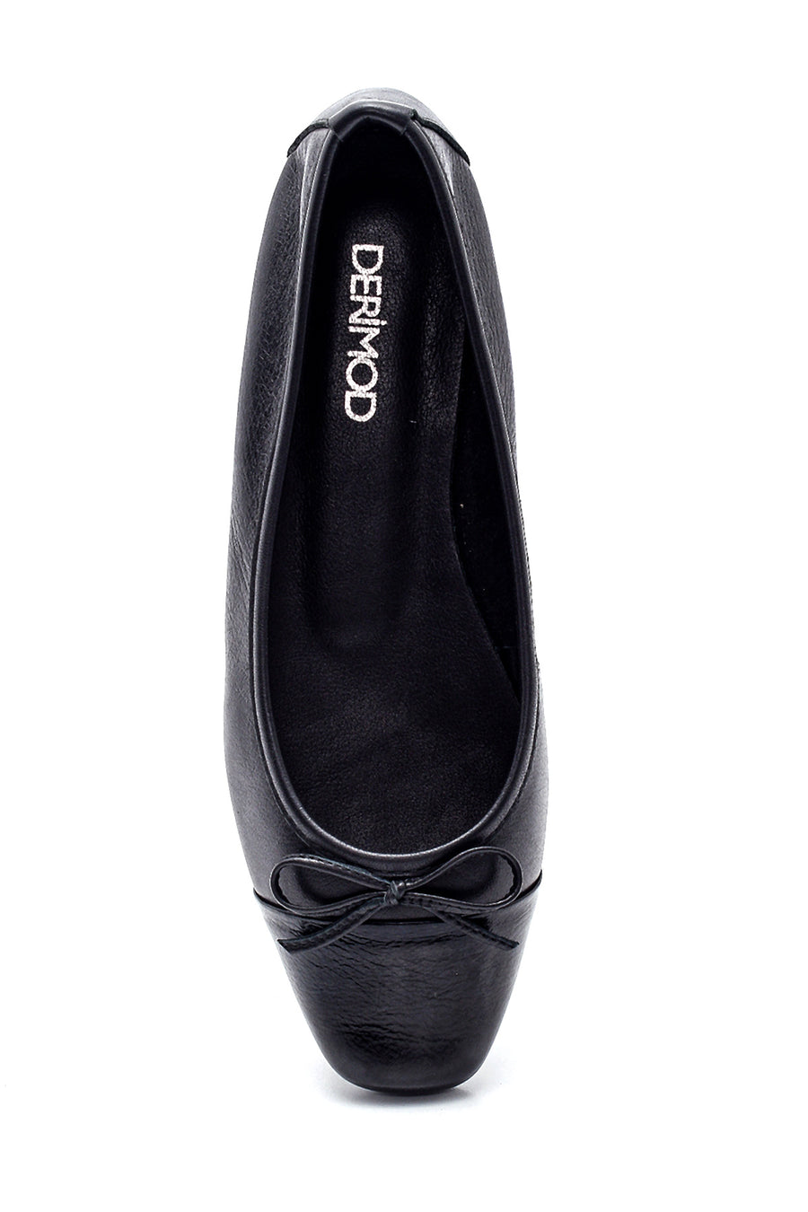 Women's Leather Bow Ballerina Ballet