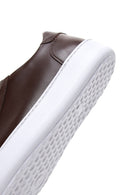 Men's Brown Leather Sneaker | Derimod