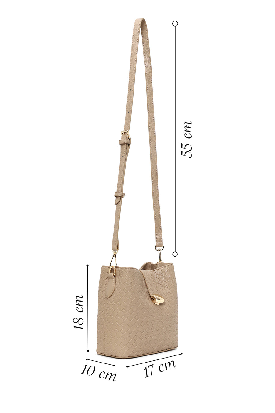Women's Mink Long Strap Printed Shoulder Bag