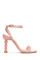 Women's Pink Heeled Sandals | Derimod