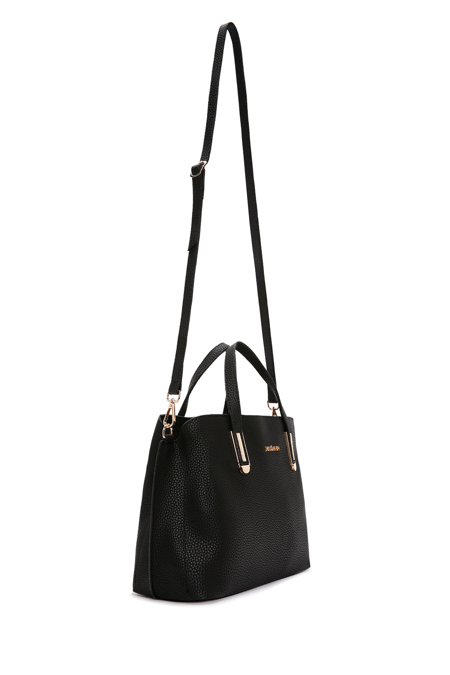 Women's Black Long Strap Shoulder Bag