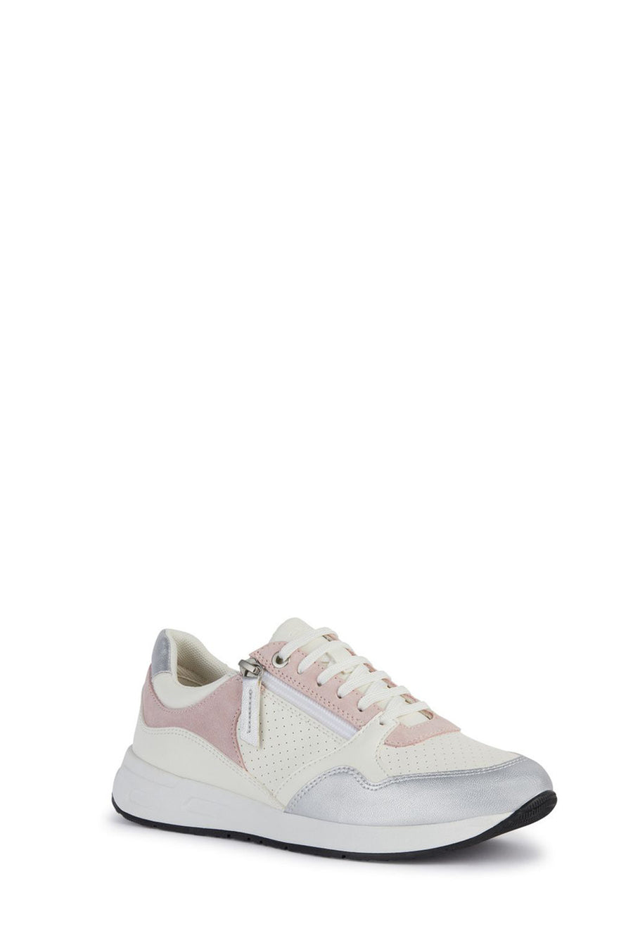 Geox Kadın Beyaz Bulmya Bağcıklı Deri Sneaker