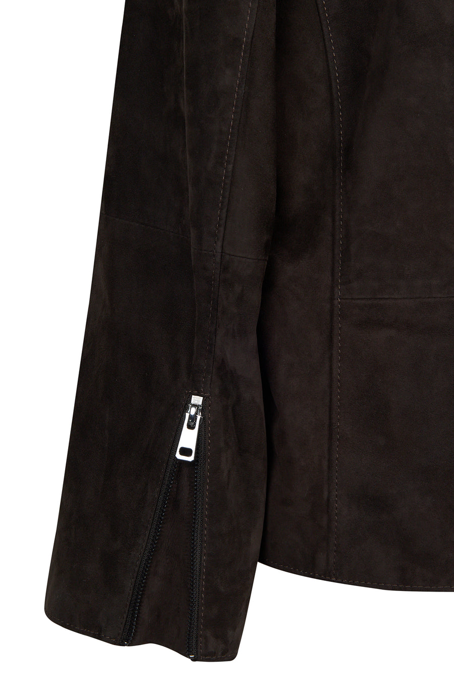Pedri Male Brown Suede Leather Jacket