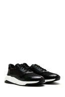 Men's Green Leather Sneaker | Derimod