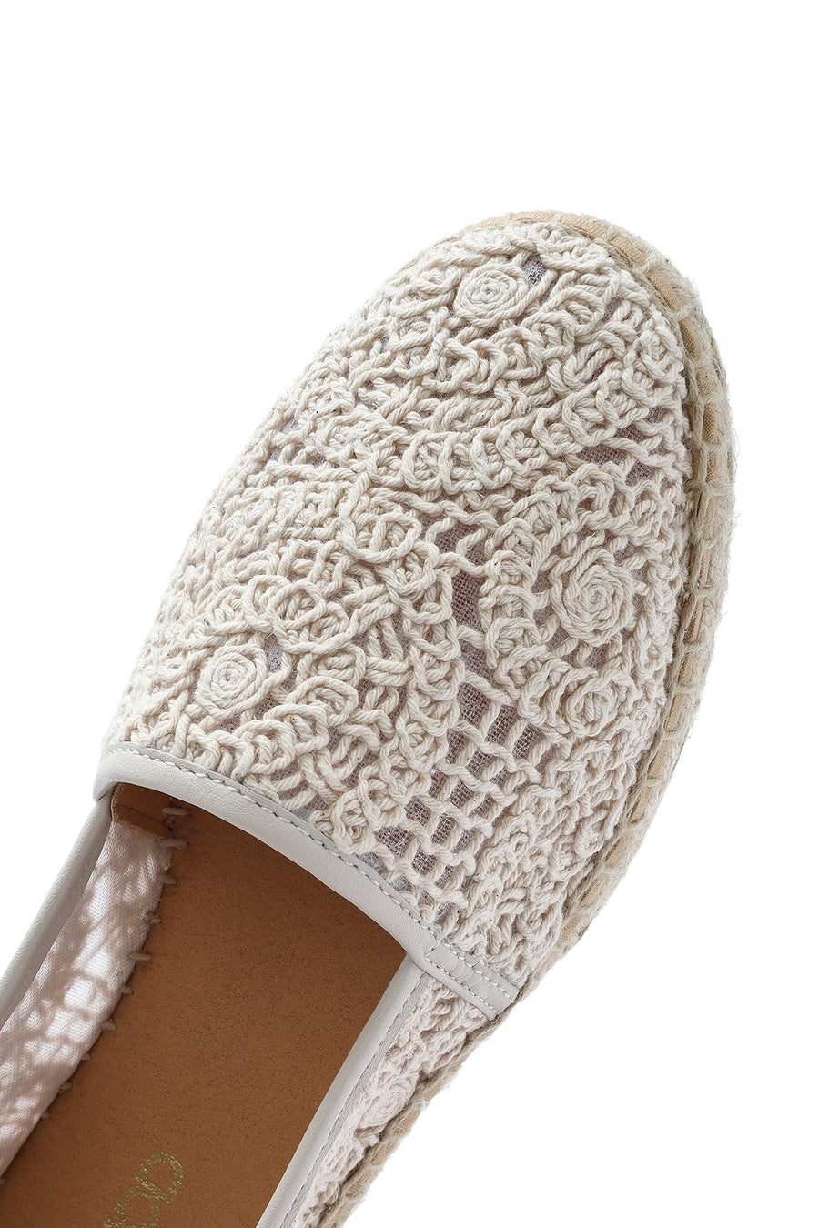 Women's Beige Fabric Espadrilles