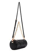 Women's Black Long Strap Quilted Shoulder Bag | Derimod