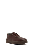 Woman Brown Lace-up Leather Comfort Shoes | Derimod