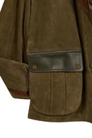 Liberty Woman Khaki Suede Jacket | Derimod