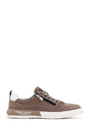 Men's Mink Nubuck Leather Sneaker | Derimod