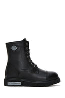 Harley Davidson Women's Black Tums Boot Leather Boots | Derimod