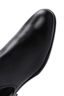 Men's Black Leather Chelsea Boots | Derimod