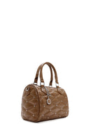 Women's Mink Long Strap Accessory Quilted Patterned Handbag | Derimod