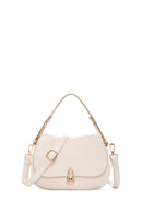 Women's Cream Long Strap Shoulder Bag | Derimod