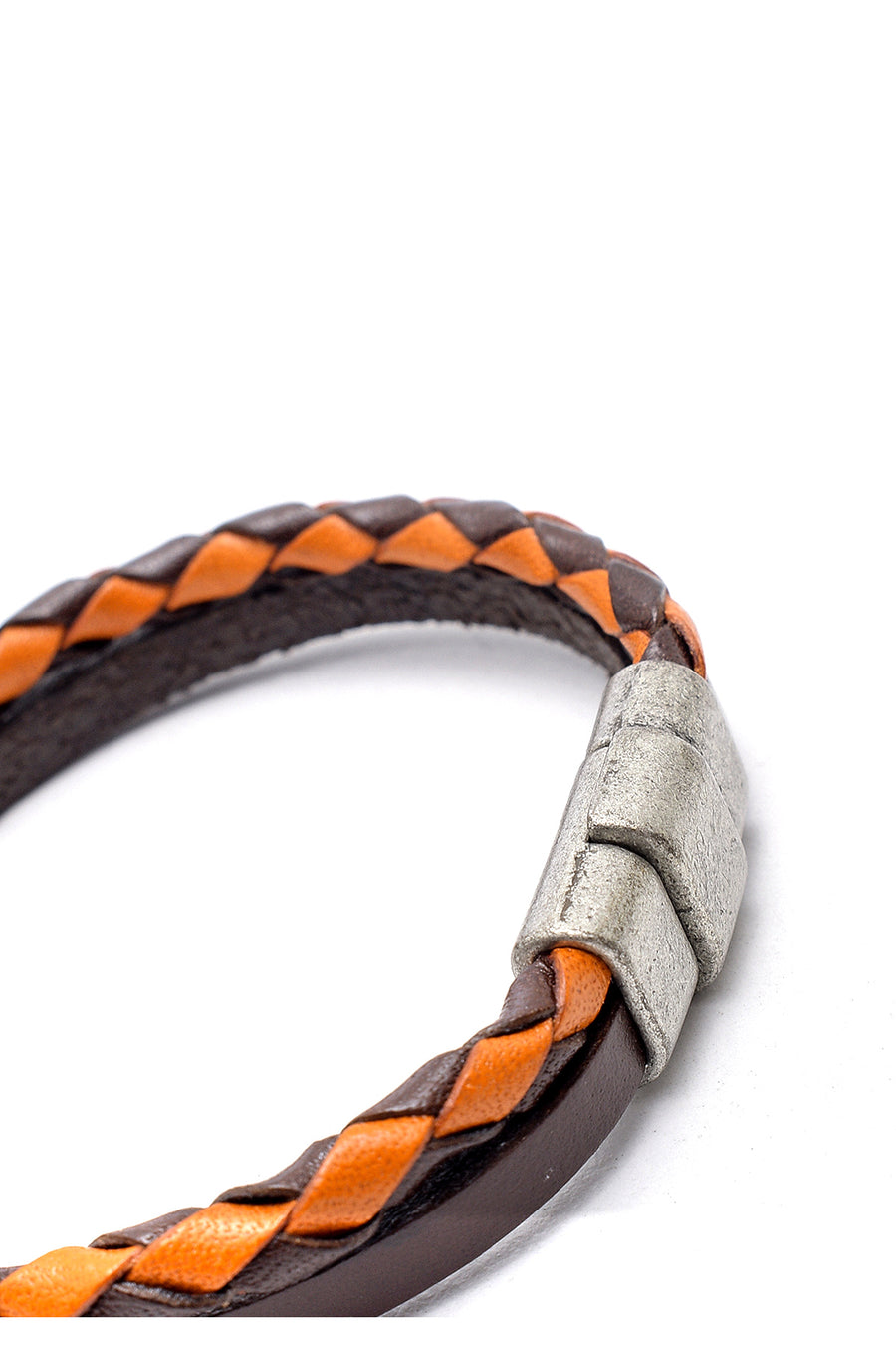 Men's Brown Leather Bracelet