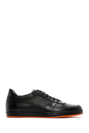 Men's Black Leather Casual Sneaker | Derimod