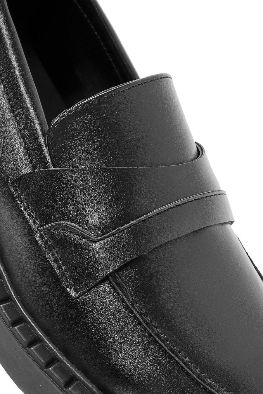 Kadın Siyah Maskülen Loafer