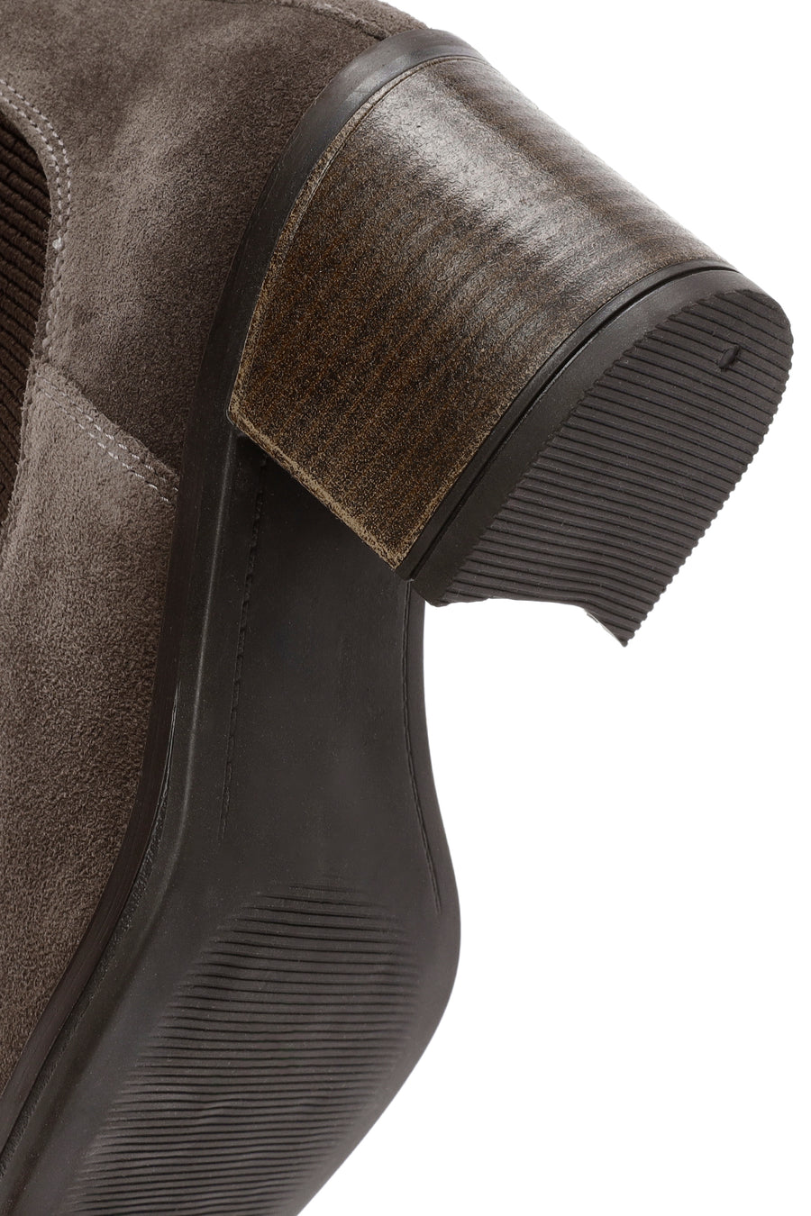 Woman Mink Heeled Suede Cowboy Boots