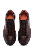 Men's Brown Leather Sneaker | Derimod