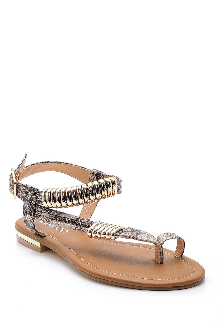Women's Snakeskin Patterned Sandals