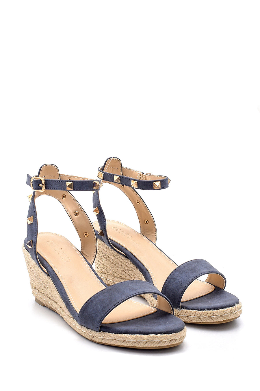 Women's Suede Wedge Heeled Sandals